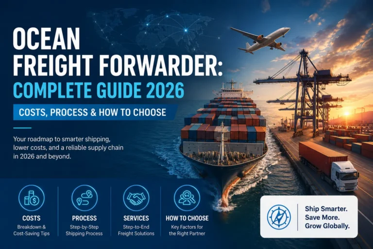 Ocean Freight Forwarder: Complete Guide 2026 – Costs, Process & How to Choose