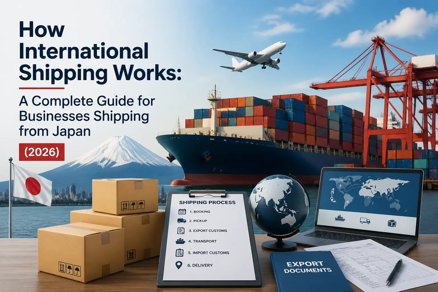 How International Shipping Works A Complete Guide for Businesses Shipping from Japan (2026)