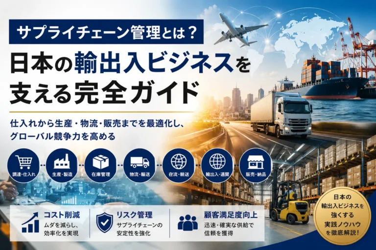 サプライチェーン管理とは？日本の輸出入ビジネスを支える完全ガイド