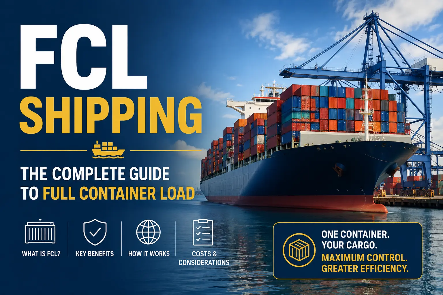 FCL Shipping The Complete Guide to Full Container Load