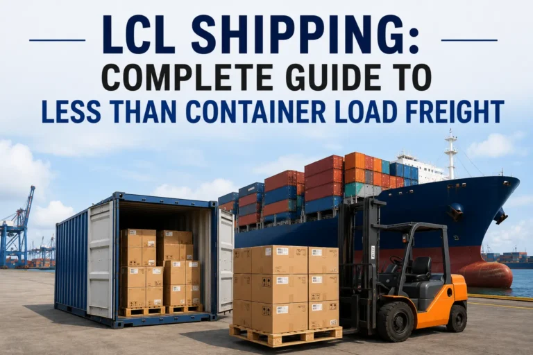 LCL Shipping: Complete Guide to Less Than Container Load Freight