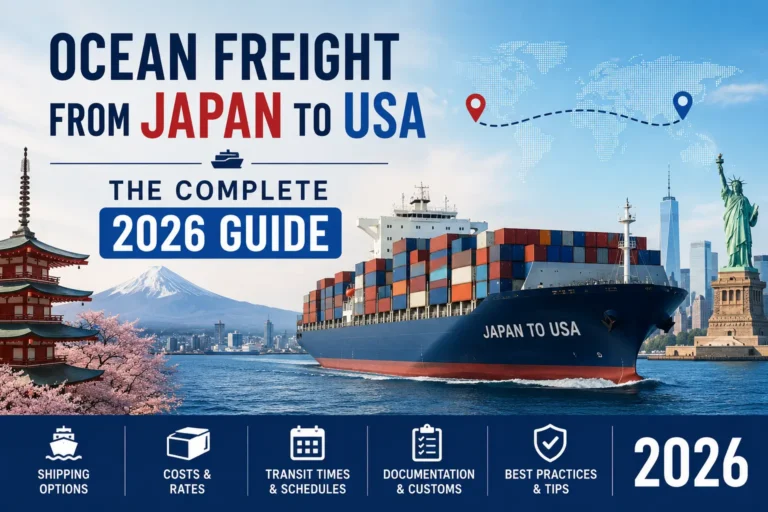 Ocean Freight from Japan to USA: The Complete 2026 Guide