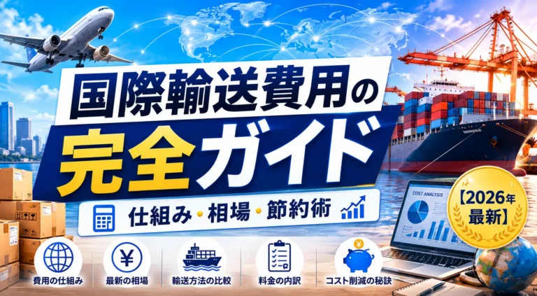 国際輸送費用の完全ガイド｜仕組み・相場・節約術【2026年最新】
